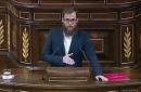 El diputado de UPyD, Julio Lleonart durante su intervención en el debate sobre la reforma del Estatuto de Autonomía de la Comunitat Valenciana, en el pleno del Congreso. EFE/Archivo