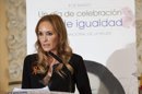 La modelo Sandra Ibarra, presidenta de la Fundación contra el cáncer que lleva su nombre. EFE/Archivo