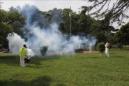 Fotografía cedida hoy martes 26 de enero de 2016, por la Gobernación de la ciudad de Buenos Aires, donde se observa personal fumigando un parque de Buenos Aires (Argentina). EFE