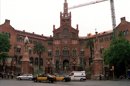 Fachada del hospital de la Santa Creu y Sant Pau de Barcelona. EFE/Archivo