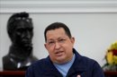 Fotografía cedida por el Palacio de Miraflores en la que aparece el presidente venezolano, Hugo Chávez, durante una reunión con los vicepresidentes del Consejo de Ministros, en Caracas (Venezuela). EFE