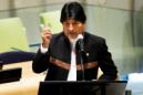 El presidente de Bolivia, Evo Morales, durante la Sesión Extraordinaria de Naciones Unidas sobre el problema mundial de las drogas, en la sede de la organización en Nueva York, Estados Unidos, hoy, 21 de abril de 2016. EFE