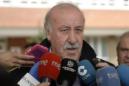 El entrenador de la Selección Española de Futbol, Vicente del Bosque, atiende a los medios tras recibir el premio, que le otorga la Fundación Padre Menni, por su defensa de las personas con discapacidad. EFE